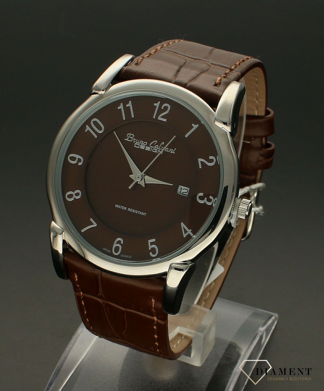 Zegarek męski Bruno Calvani na pasku brązowy BC2585 SILVER BRĄZOWA TARCZA. Cała kolekcja Bruno Calvani charakteryzuje się oryginalnością i elegancją. Spośród wielu zegarków męskich jak i damskich wybrać można czasomierz, któ (3).jpg